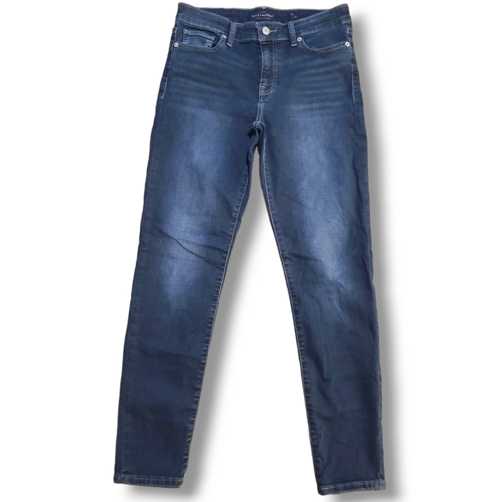 Lucky Brand AVA Skinny Jeans Dark Wash Size 28 / 6